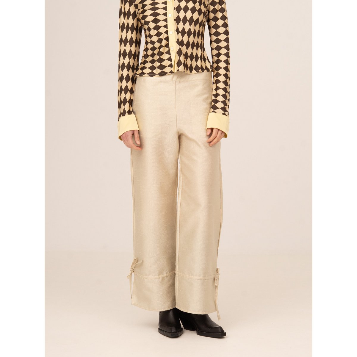 Clown Cream Sparkle Pants