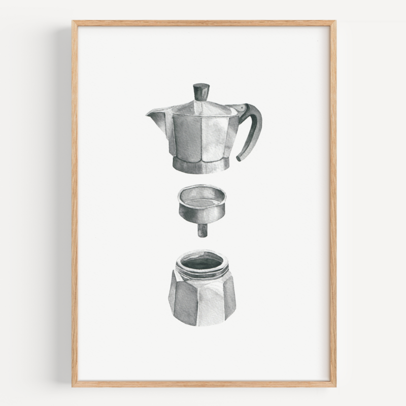 Wydruk artystyczny - Moka II