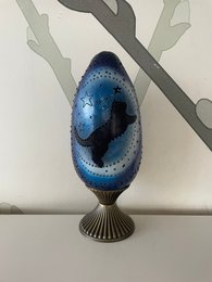 Lampa Z Tykwy - Kot i Księżyc