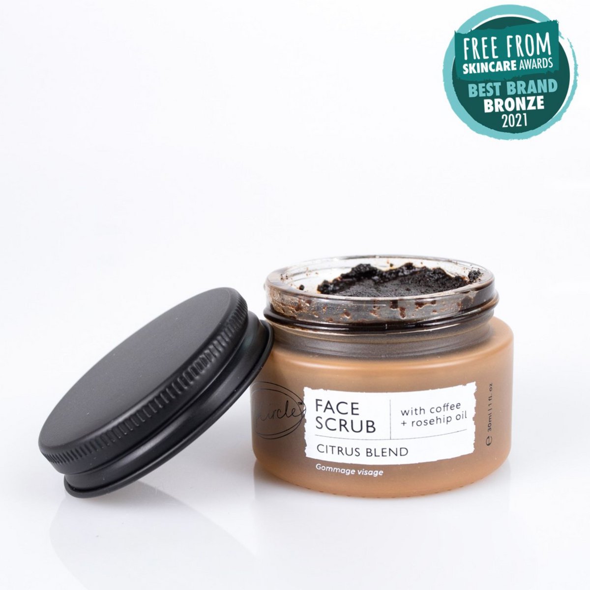 Face Scrub Citrus Blend with Coffee + Rosehip Oil - Mini Size