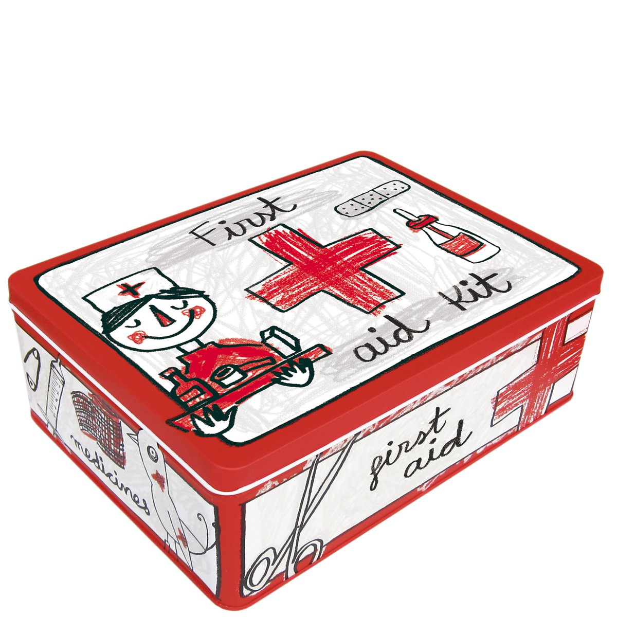Metal box "first aid kit"
