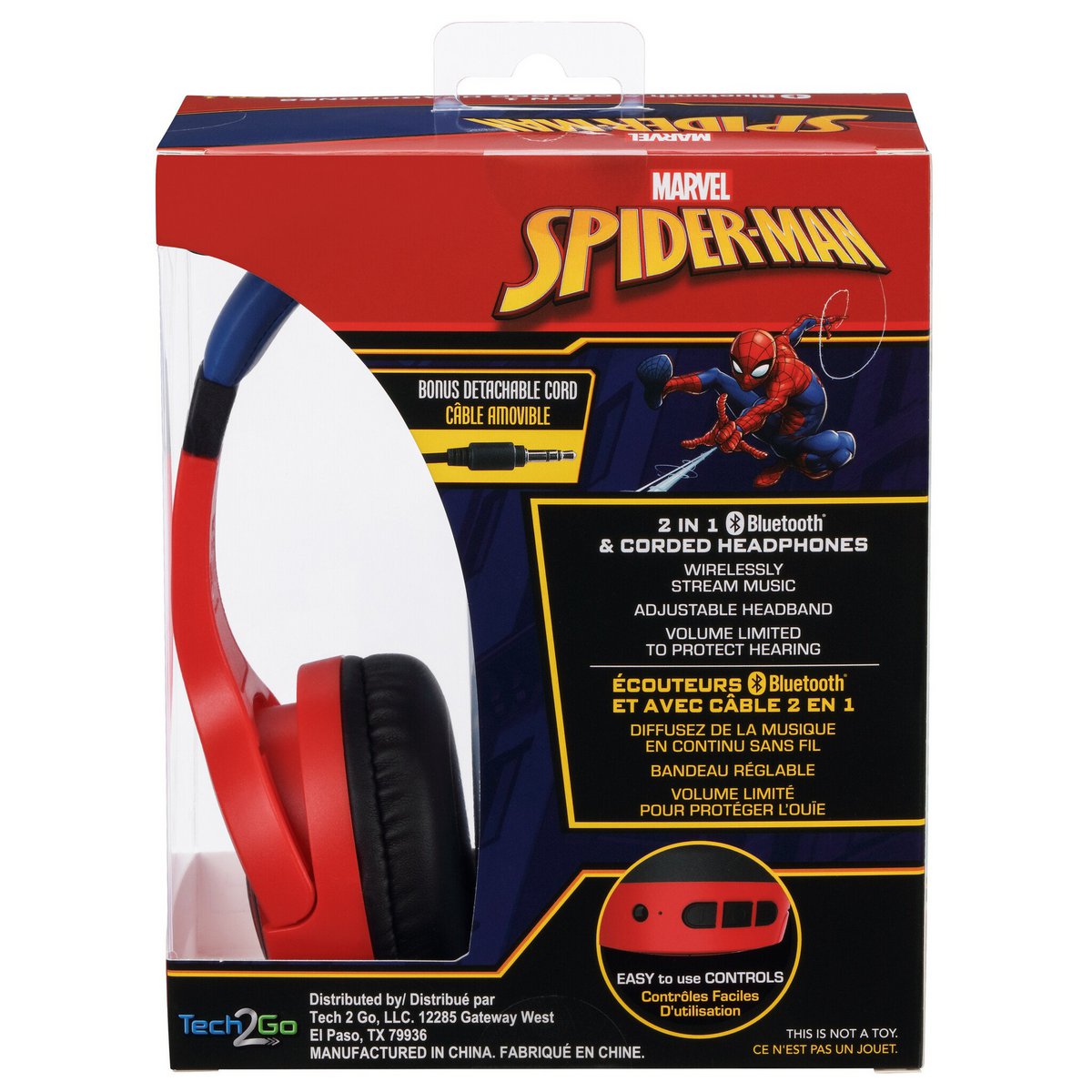 Spiderman - Junior Bluetooth -Kopfhörer