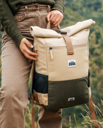 Sac à dos imperméable en chanvre Polar Explorer - Beige