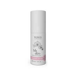 A 35ml bottle of BB Deo Probiotic Detox Deo Mist, a deodorant product. The bottle is white with minimal text and graphics.