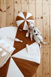 “Caramel Candy” Patchwork Pillow