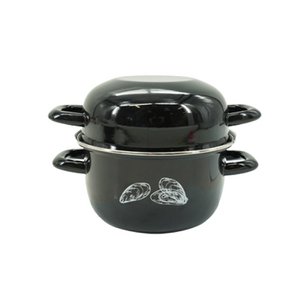 Enameled mussel pot 20.5 x 26 x 17.5 cm Fackelmann