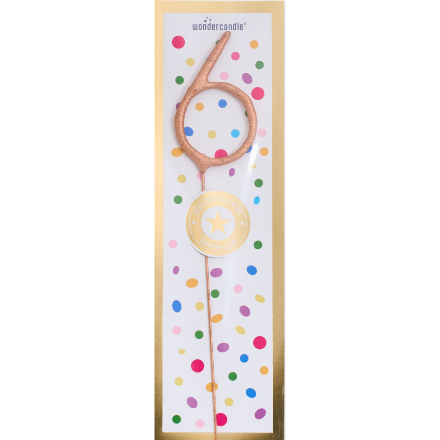 6 Tricolor gold silber rosé Wondercandle® classic