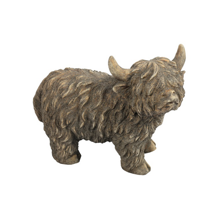 Schotse hooglander Yuki polystone L14B7H12CM bruin