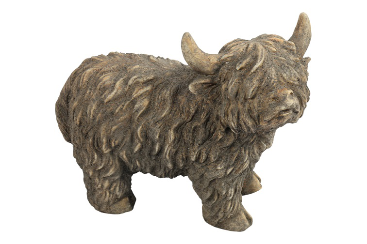 Schotse hooglander Yuki polystone L14B7H12CM bruin