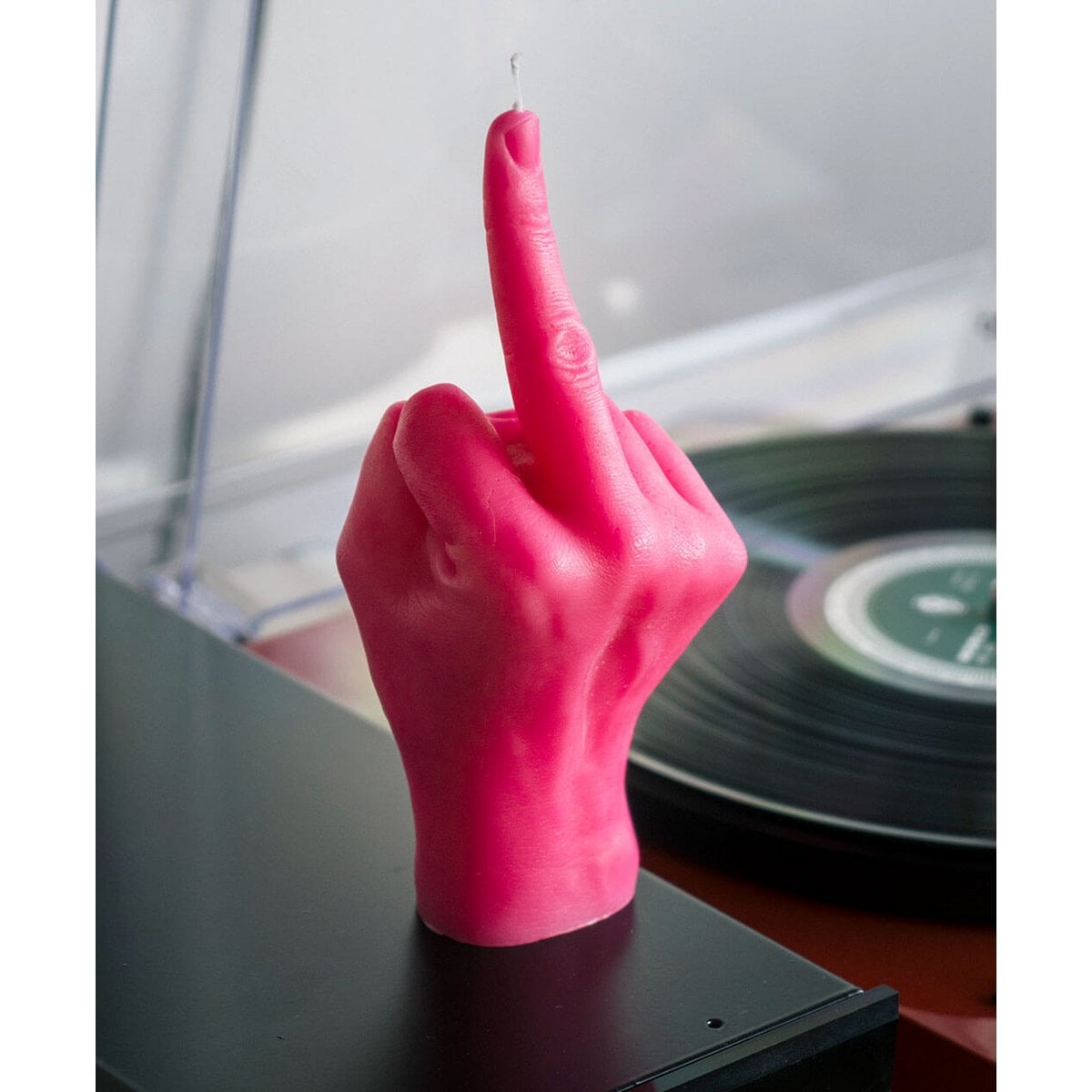 Fick dich Candle Pink