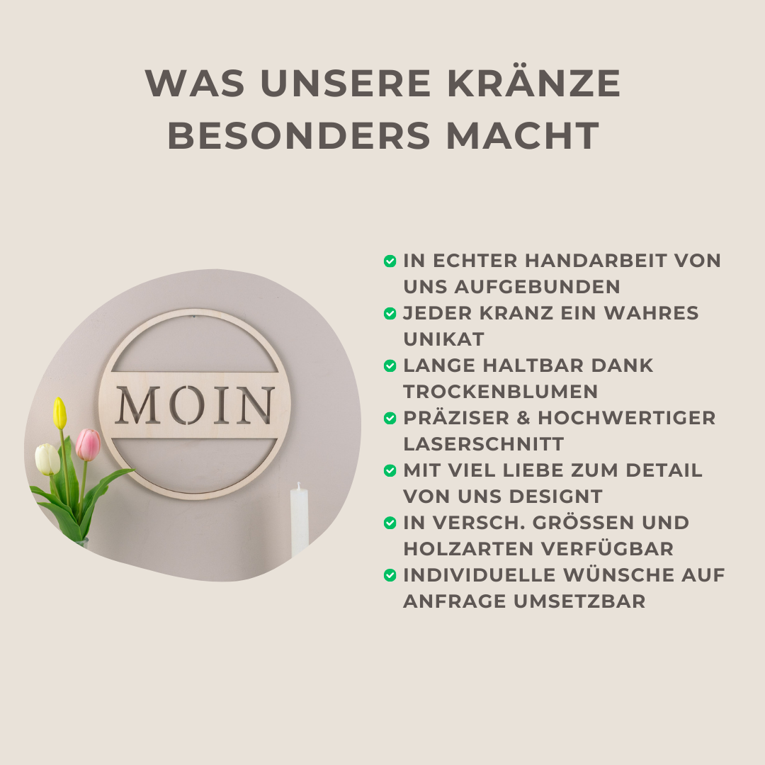 Houten krans Mijn Doop (VE = 2 stuks)