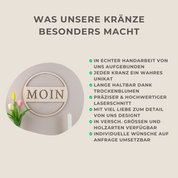 Houten krans Mijn Doop (VE = 2 stuks)