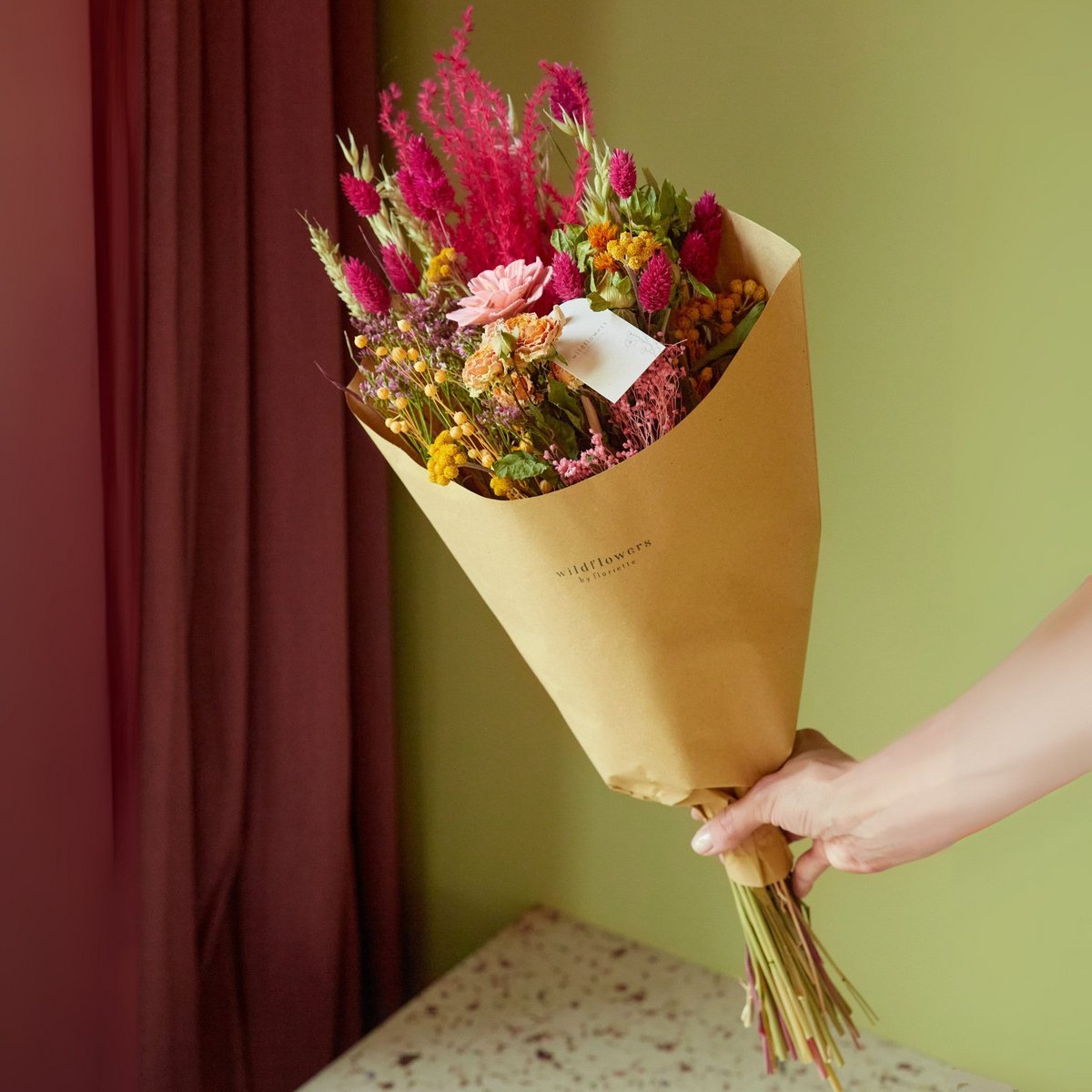 Bouquet di fiori secchi di campo - Summer Crush - Il preferito dell'estate