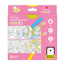 Looong Coloring Books - I Love Coloring Fairies