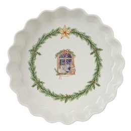 Porcelain baking dish Happy Holidays 24,5x5,5 cm