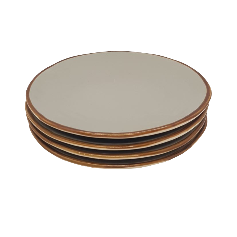 Assiette petit déjeuner Gris Ø 20cm