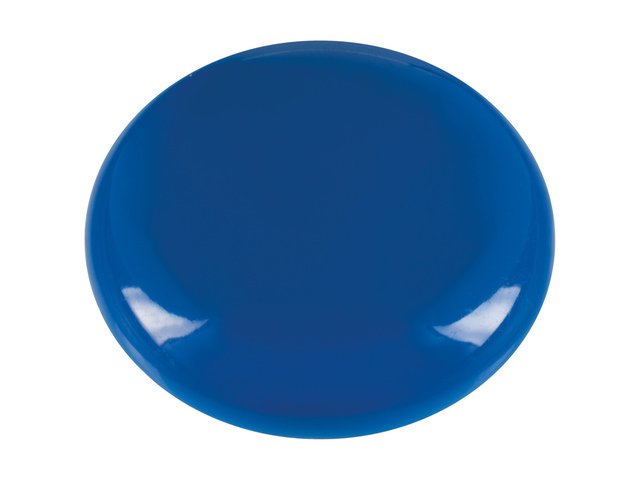 Magnet Westcott blau 10er Pack. Ø 25mmx11,8mm, 300g Kappe: 4-6 Blatt 80gr. Papier