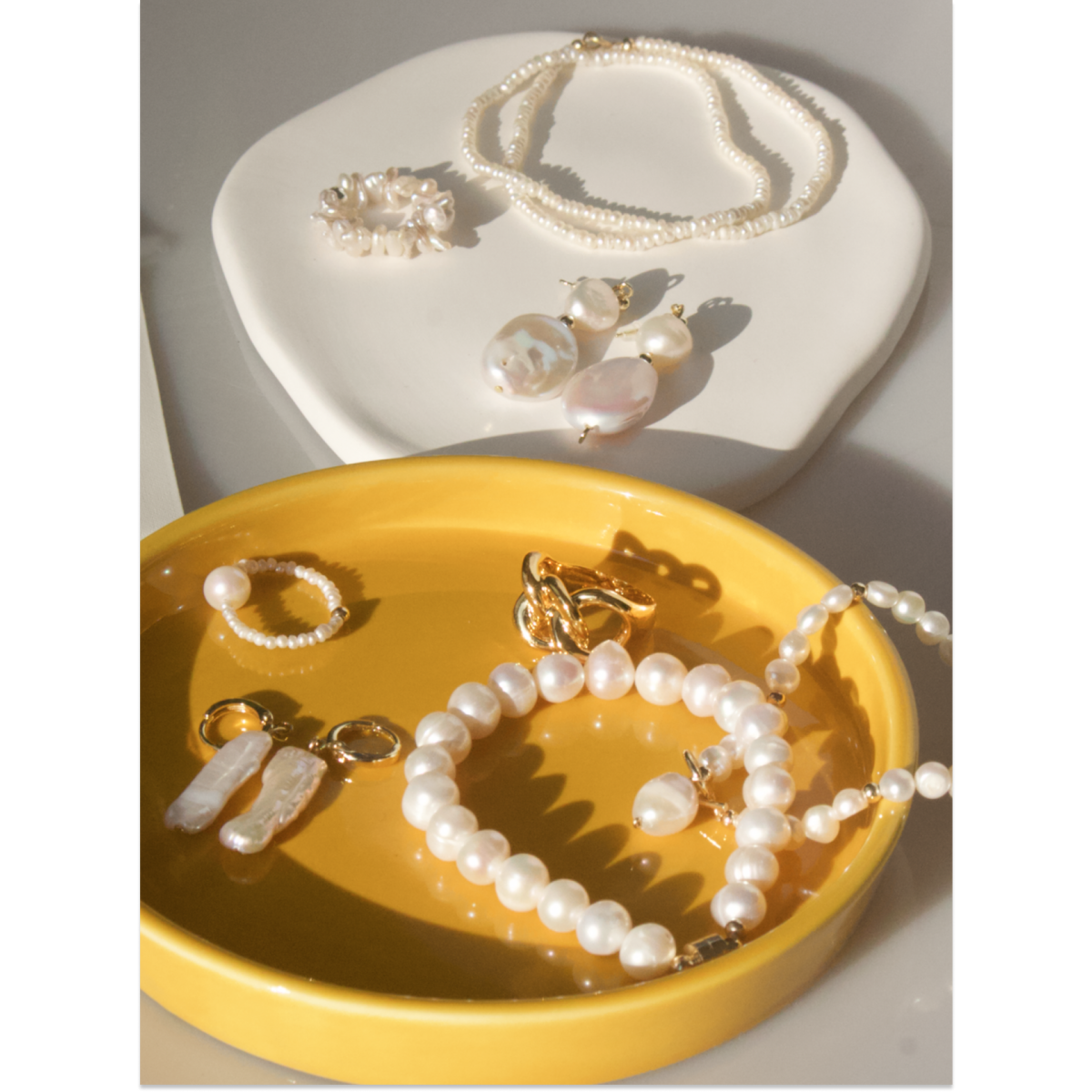 Handgemaakte parel sieraden bundel
