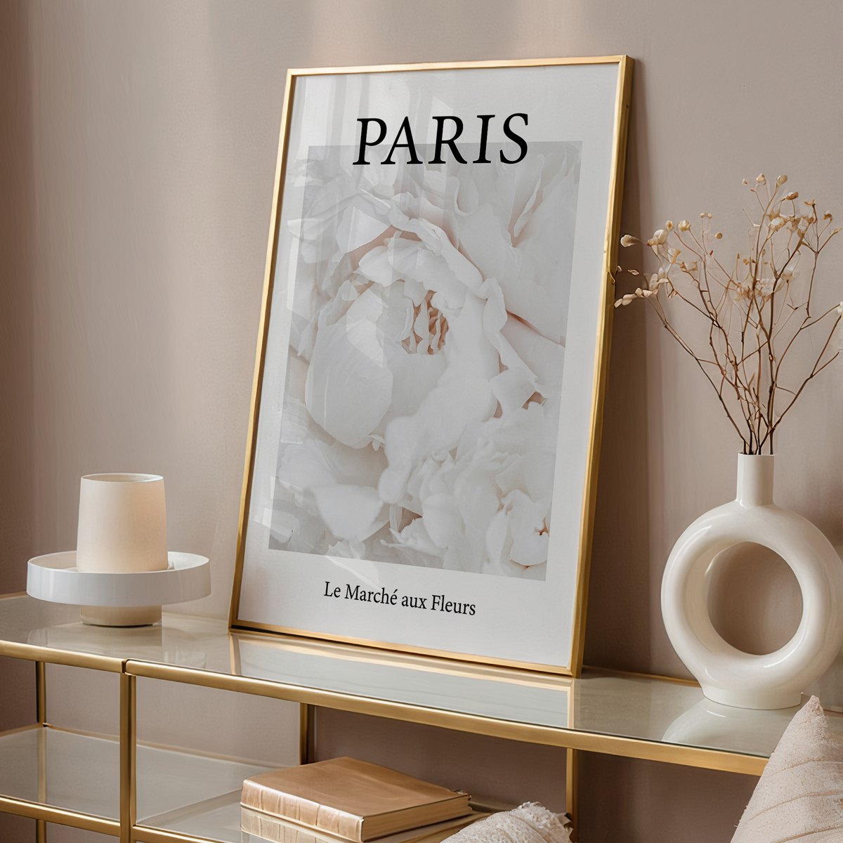 Poster: Paris - Le Marché aux Fleurs