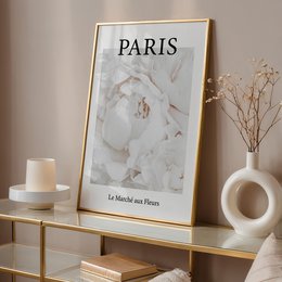 Poster: Paris - Le Marché aux Fleurs