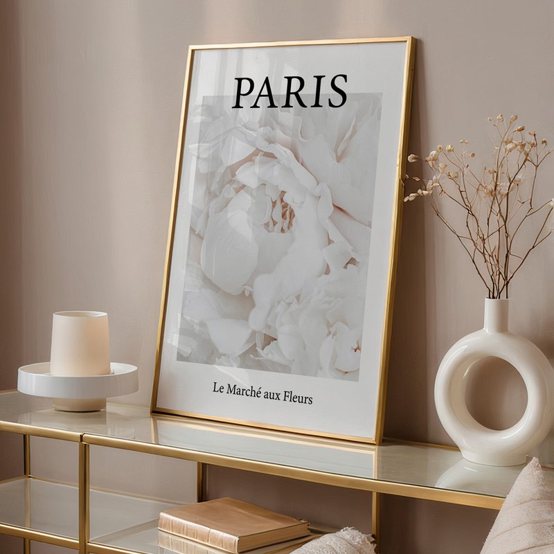 Poster: Paris - Le Marché aux Fleurs