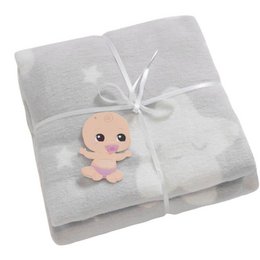 Star Baby Tæppe - Grå