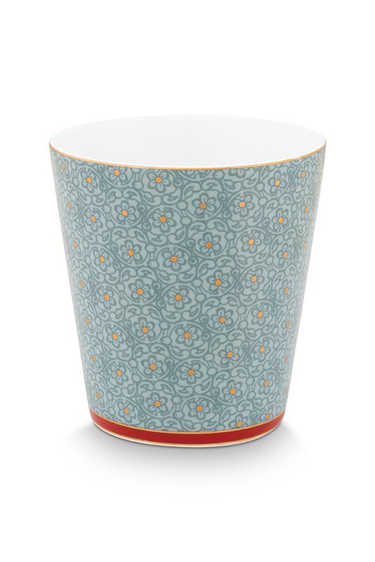 Giftset Mugs without Ear Oriental Flower Festival Blue 230ml