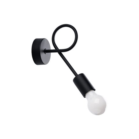 LEVAR black wall lamp