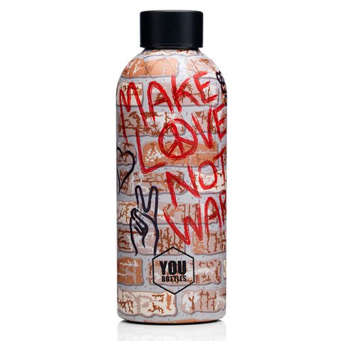 MAKE LOVE NOT WAR BOTTLES 500 ML