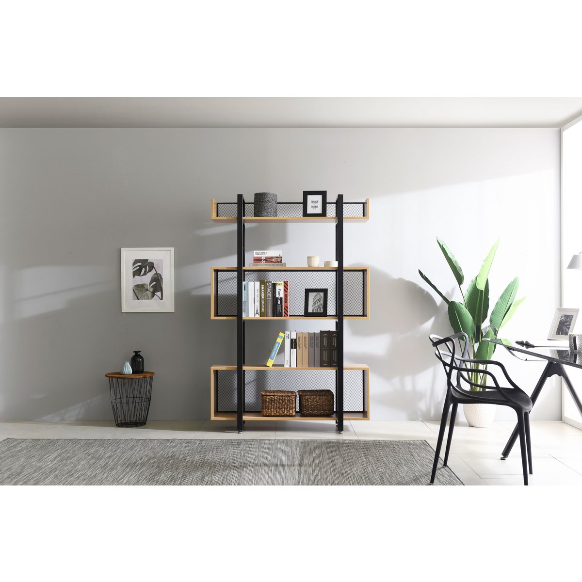 Shelf, 3 open compartments