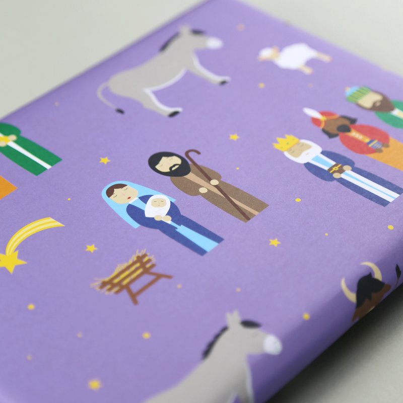 Papel de regalo Cuento de Navidad José