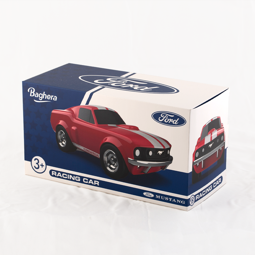 Small Racing Car Ford Mustang Rouge speelgoedauto