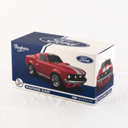 Lille racerbil Ford Mustang Rouge Toy Car
