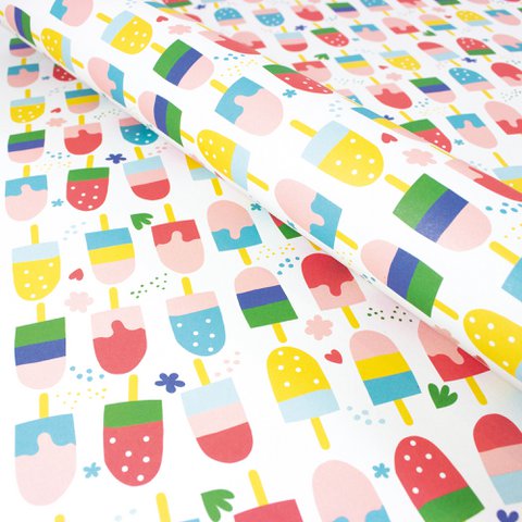 Ice cream wrapping paper