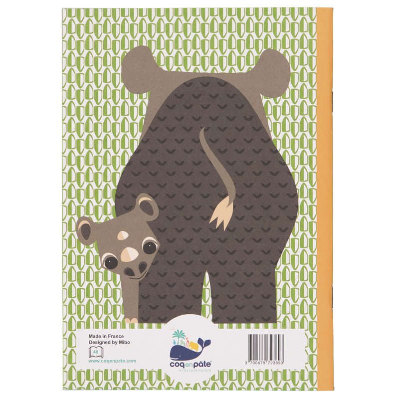 A5 notebook | Rhinoceros | Recycled paper - Made in France