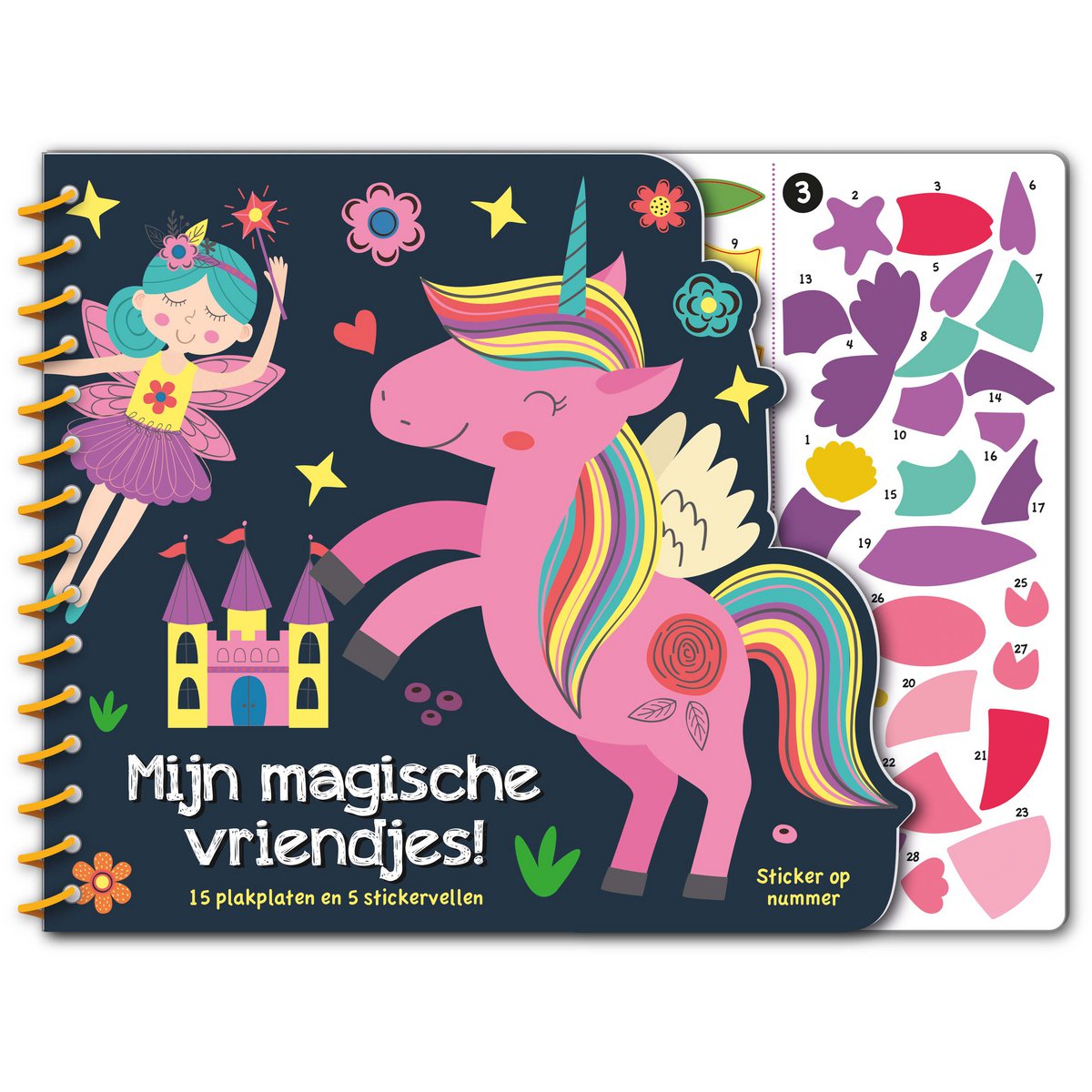 Stickeren op nummer - Mijn magische vriendjes