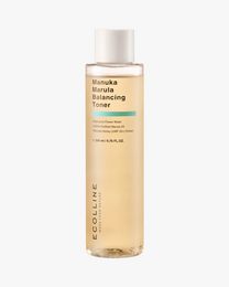 ECOLLINE Clean Beauty Dermocosmetische Balancing Toner | Barrièreherstel en microbioomondersteuning met Manuka Honing + & Marula Olie | KOREAANSE Huidverzorging