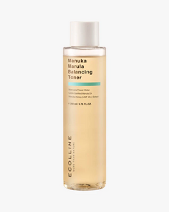 ECOLLINE Clean Beauty Dermocosmetische Balancing Toner | Barrièreherstel en microbioomondersteuning met Manuka Honing + & Marula Olie | KOREAANSE Huidverzorging