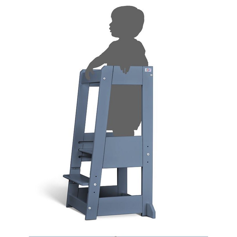 tiSsi® Lernturm FELIX Buche TAUBENBLAU