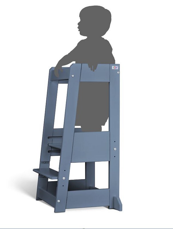 tiSsi® Lernturm FELIX Buche TAUBENBLAU