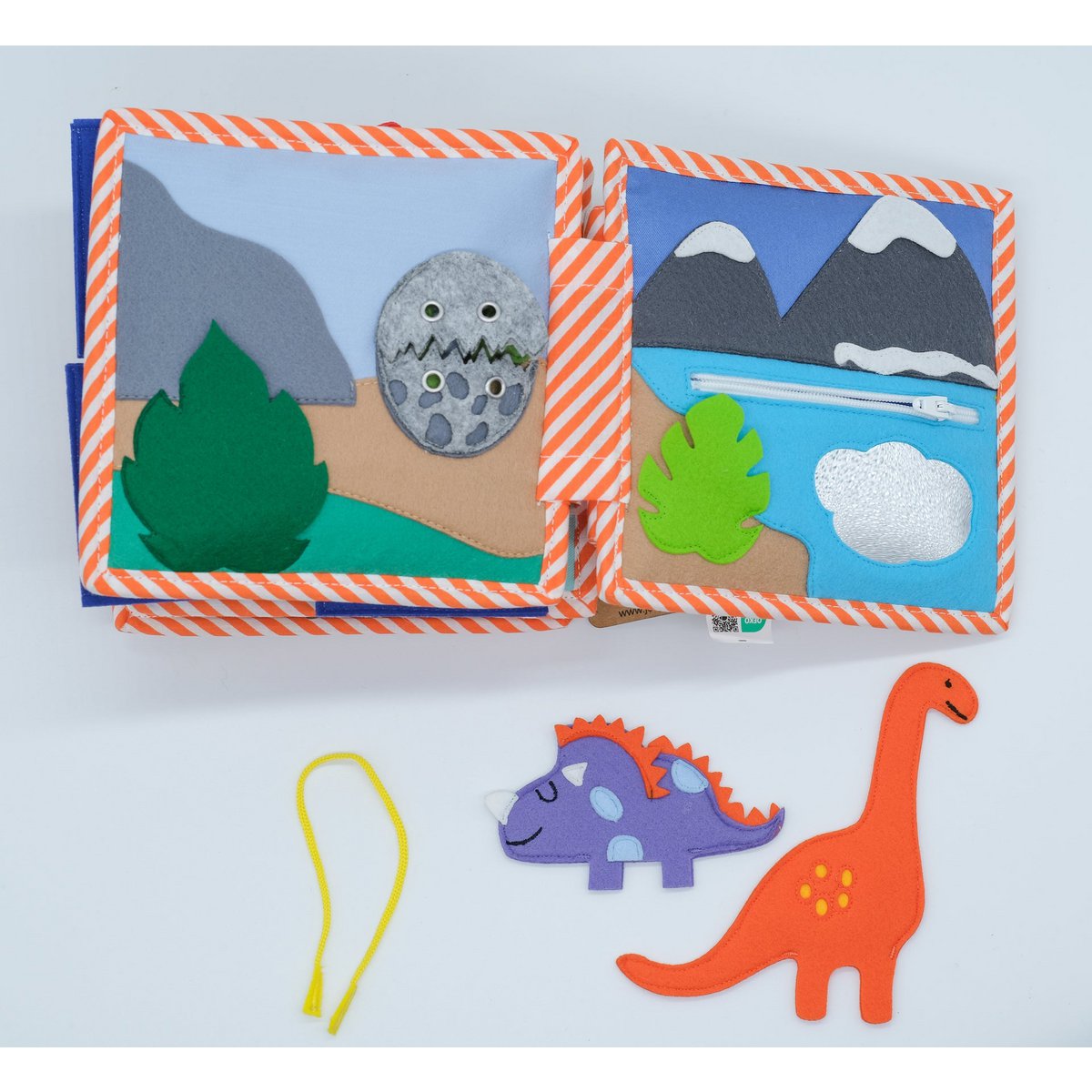 Dinosaur Friends – 6 Page Mini Quiet Book