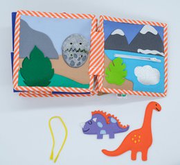 Dinosaur Friends – 6 Page Mini Quiet Book