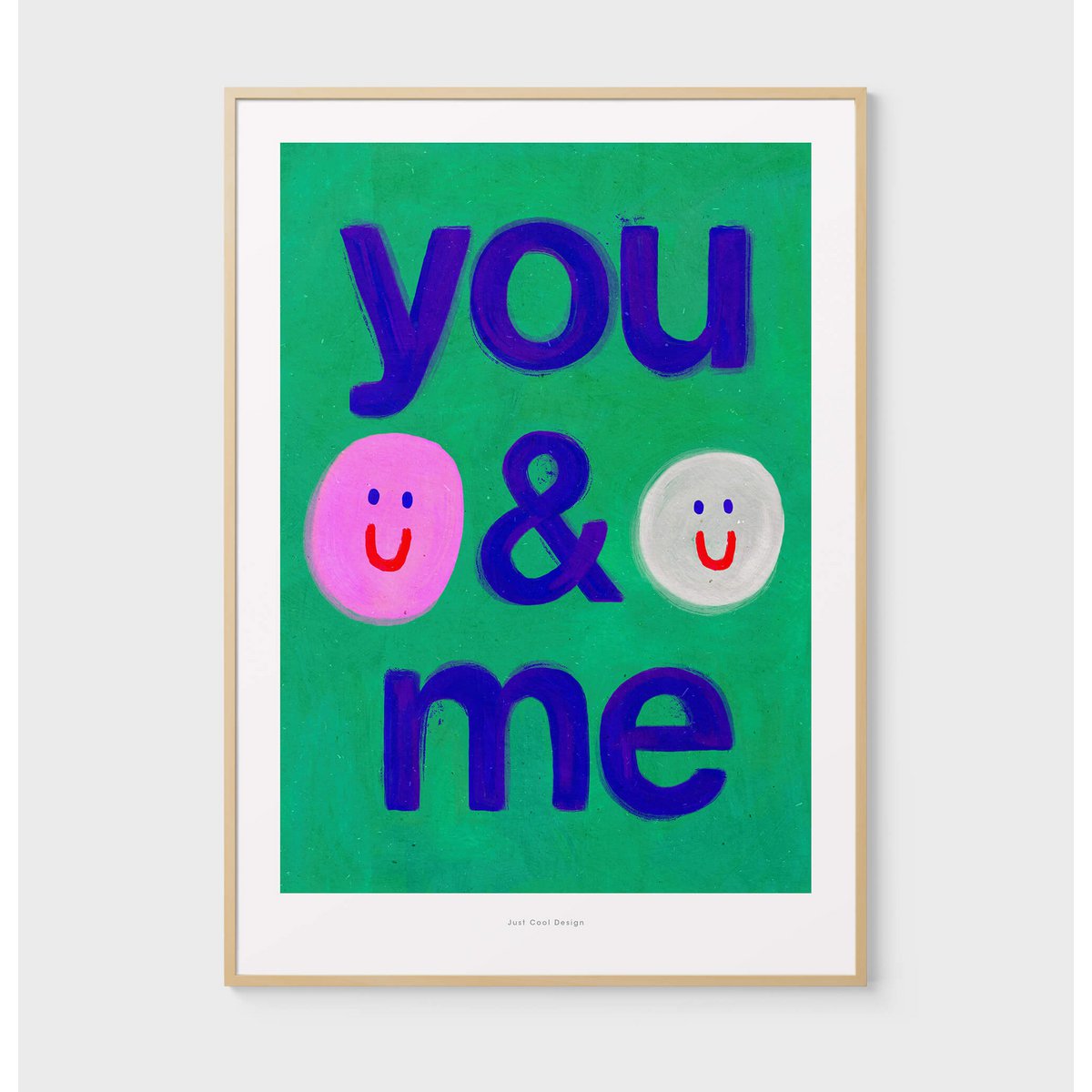 A5 Jij & Ik | Illustratie Poster Art Print