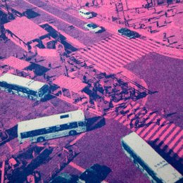 Cartolina Riso, Giappone/Shibuya, risografia, DIN A6