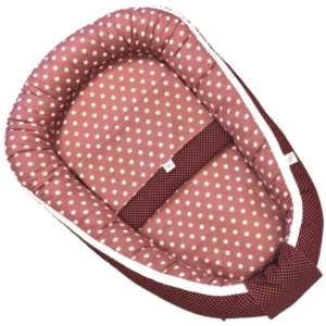 Babynest Stars Bordeaux | in stock