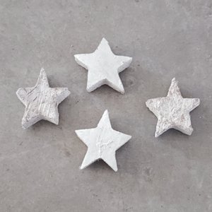 Coconut Star 3 Cm White 100 pcs