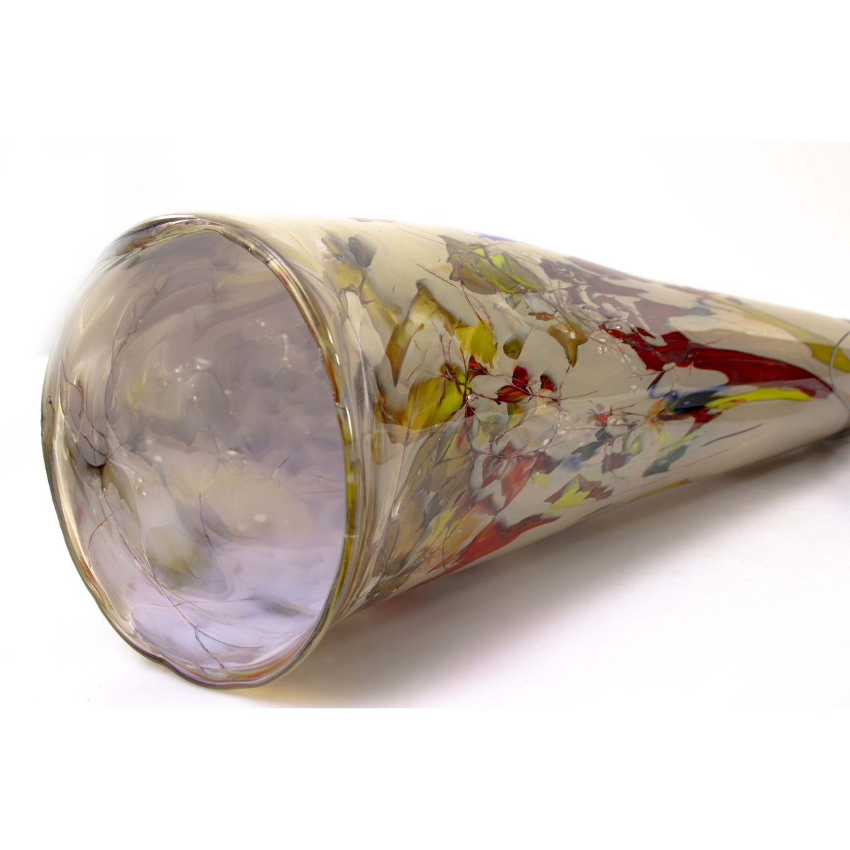 Hanglamp Linea Multicolor Lang | Glass Pendant | Design Hanglamp