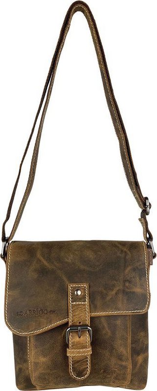 Damen Umhängetasche - kleiner Cognac -Puffer -Crossbody -Tasche