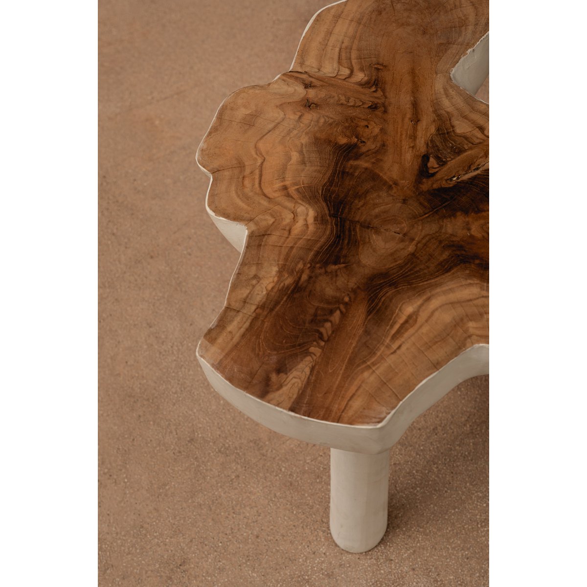 The Organic Side Table - Natural White