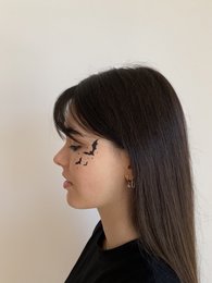 Tatuaje temporal: murciélagos x5